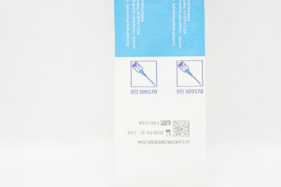 BD 309570 Plastipak 3mL Syringe Luer-Lok Tip W/ PrecisionGlide Ndle 25G x 5/8